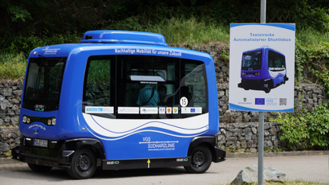 Automatisierter Shuttlebus in Stolberg
