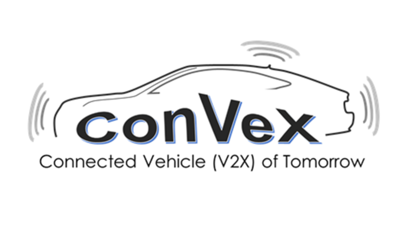 Connected Vehicle (V2X) of Tomorrow – ConVeX Logo