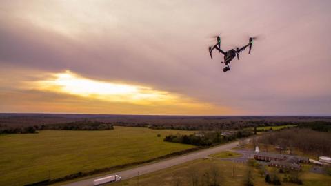 Drohne im ländlichen Raum