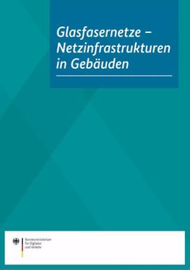 Cover der Broschüre: Bausteine für Netzinfrastrukturen von Gebäuden