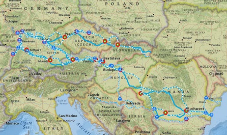 Link zur interaktiven Karte Rhein-Donau