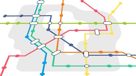 Liniennetzplan des ÖPNV