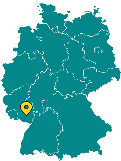 Karte zur Skizze "Mobility-on-Demand in der ländlichen Pfalz (MoDpalatina)"