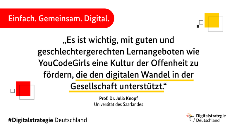 Prof. Dr. Julia Knopf zur Digitalstrategie
