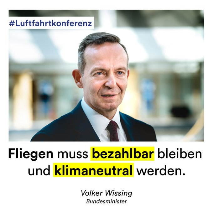 Volker Wissing auf der Nationalen Luftfahrtkonferenz 2023
