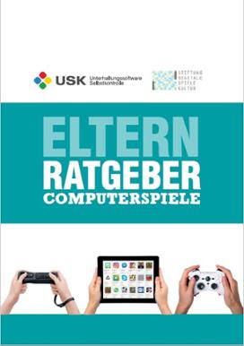 Cover der Broschüre „Elternratgeber Computerspiele“