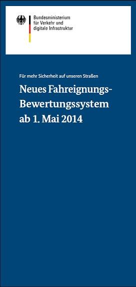 Faltblatt: Neues Fahreignungs-Bewertungssystem