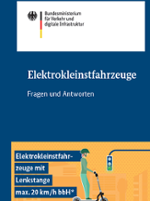 Cover des Flyers: Elektrokleinstfahrzeuge - Fragen und Antworten