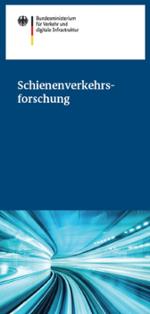 Cover Flyer Schienenverkehrsforschung