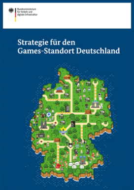 Deckblatt der Publikation: "Strategie für den Games-Standort Deutschland"