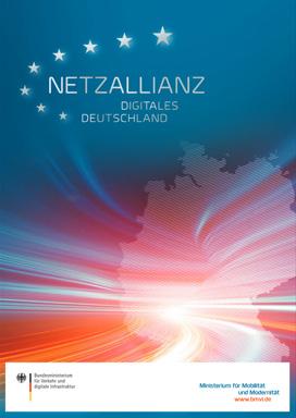 Deckblatt der Broschüre „Netzallianz - Digitales Deutschland“
