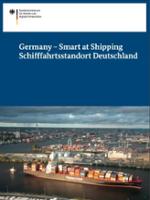 Cover der Broschüre: Germany - Smart at Shipping, Schifffahrtsstandort Deutschland