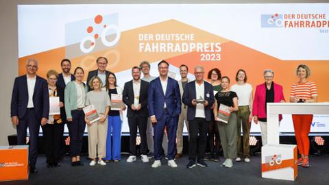 Gruppenfoto vom Deutschen Fahrradpreis