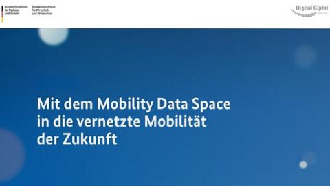 Mit dem Mobility Data Space in die vernetzte Mobilität der Zukunft