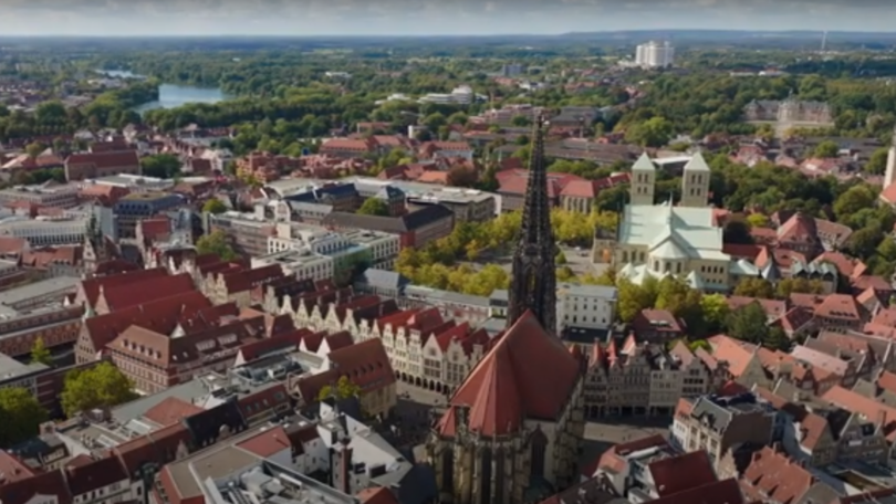 Luftaufnahme von Münster