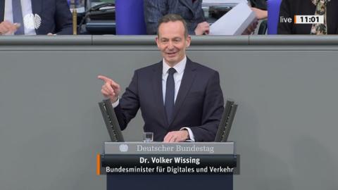 Volker Wissing im Bundestag