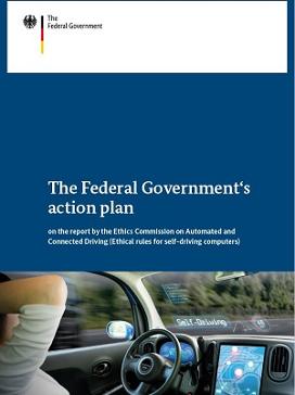 Cover of "Action plan automated and connected driving"