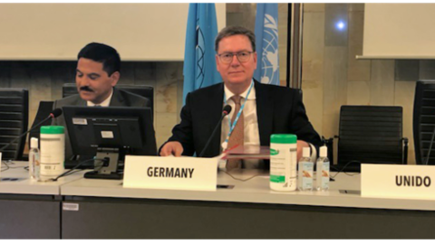 Herrn Zielke beim WSIS Forum in Genf